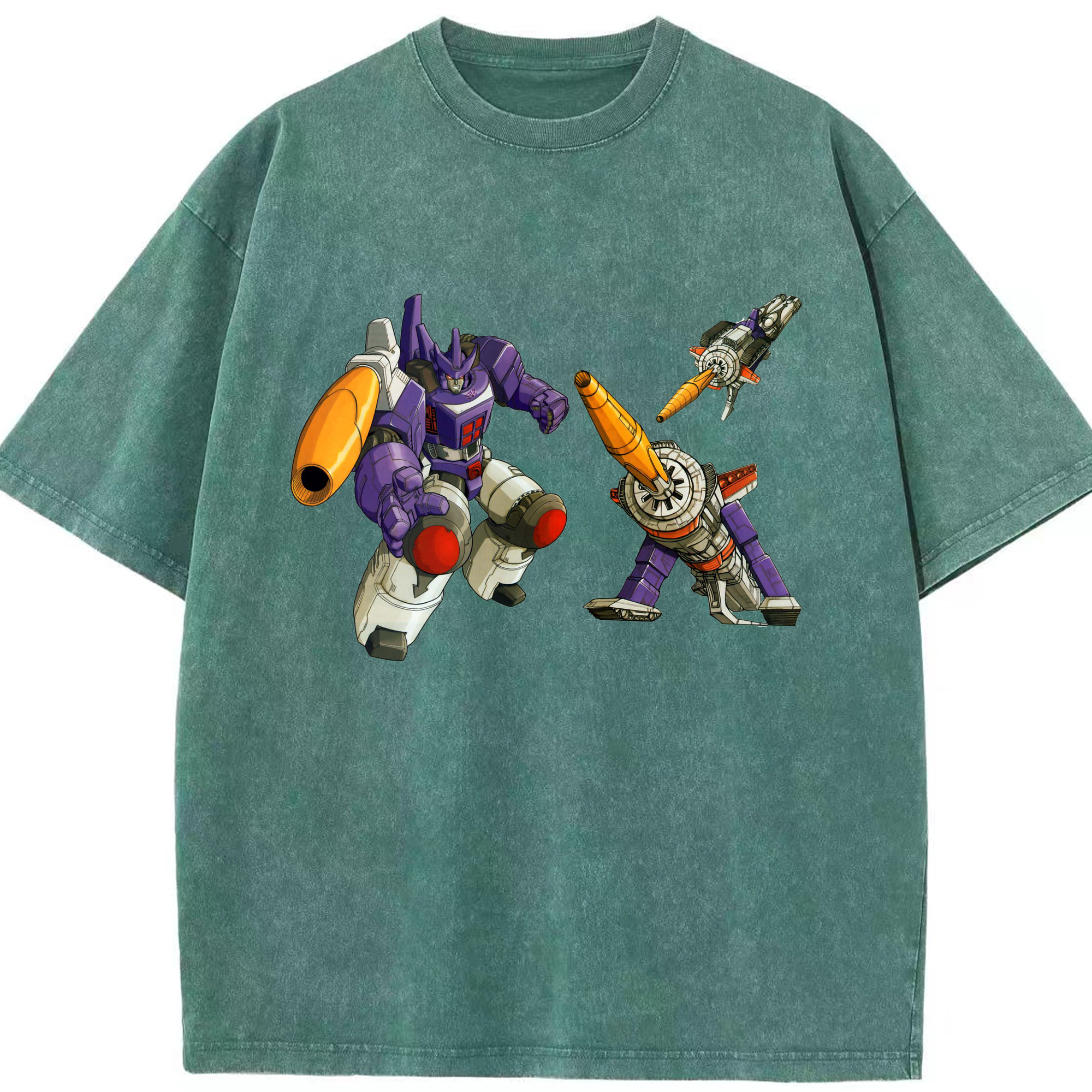 （画像用）  綿100% ヴィンテージ風 半袖Tシャツ（フロントプリント）